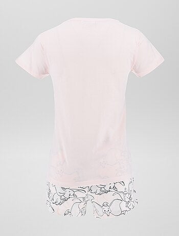 Pijama con camiseta + pantalón corto 'Dumbo' - 2 piezas