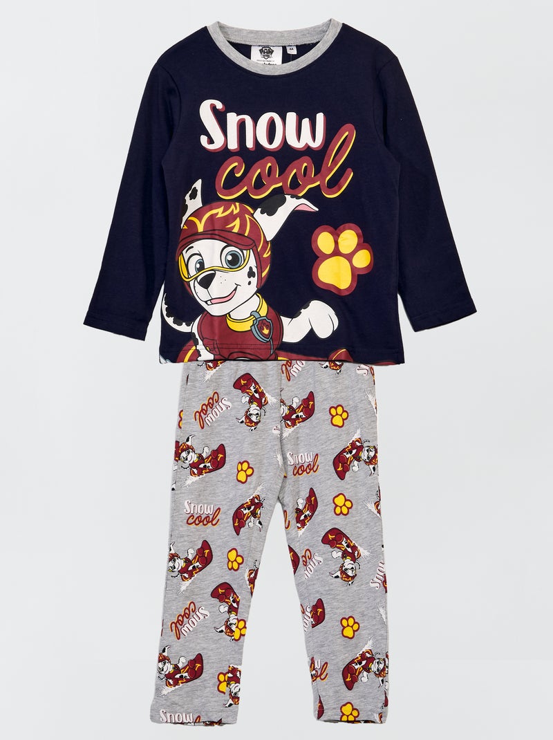 Pijama con camiseta + pantalón 'La Patrulla Canina' 2 piezas ROJO - Kiabi