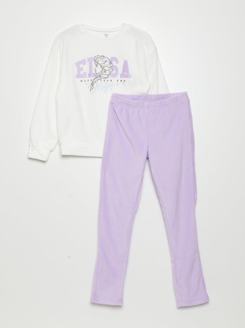Pijama con camiseta + pantalón 'Marie'  - 2 piezas BLANCO - Kiabi