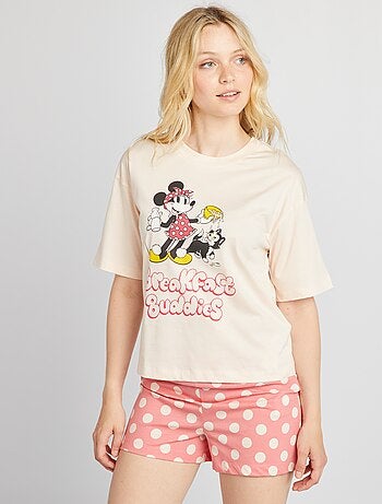 Pijama con camiseta + short 'Minnie'