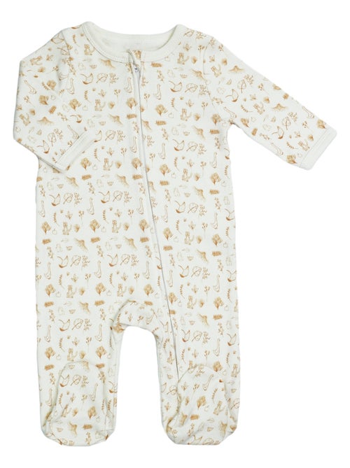 Pijama con cremallera delantera - Kiabi