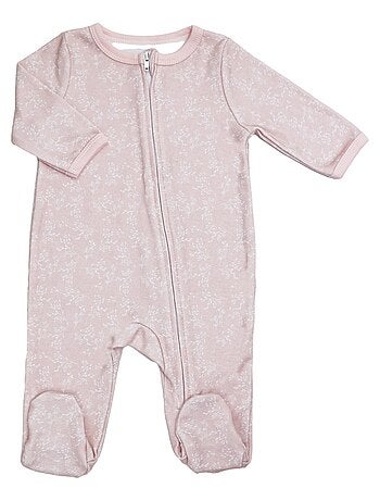 Pijama con cremallera delantera