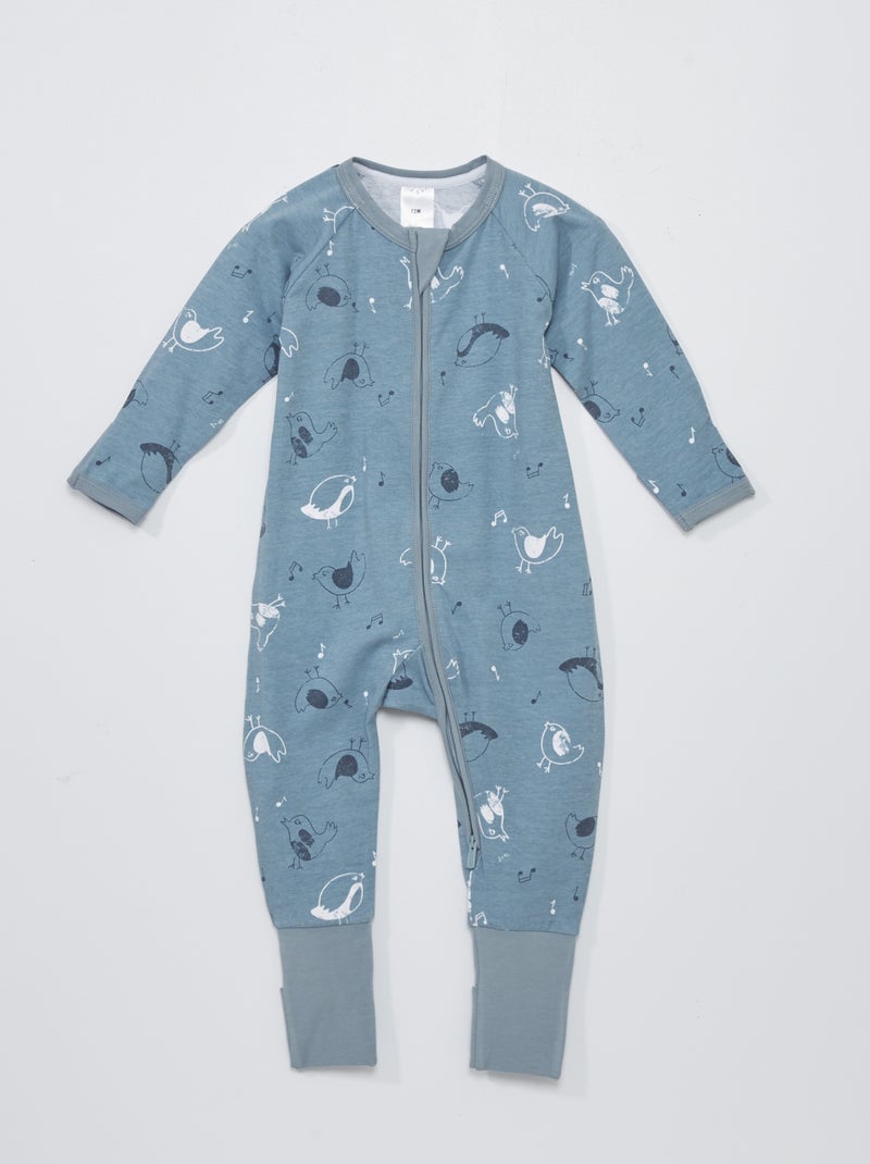 Pijama con cremallera 'DIM Baby' BEIGE - Kiabi