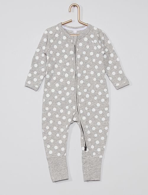Pijama con cremallera 'DIM Baby'                                                     GRIS 
