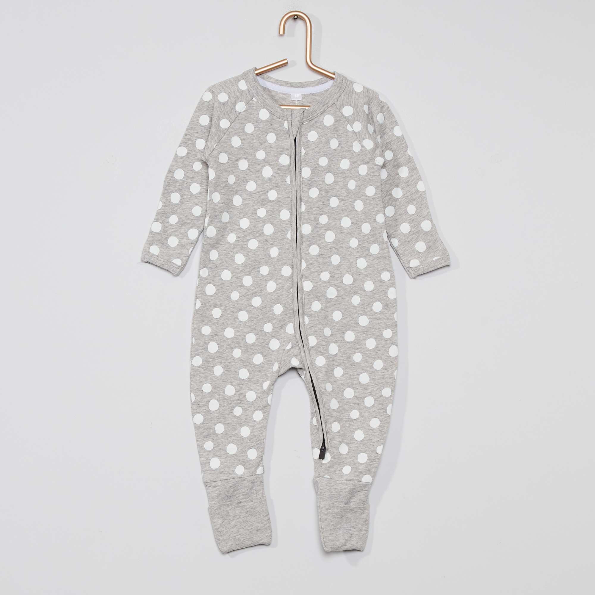 pijama bebe doble cremallera