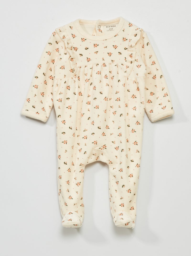 Pijama con estampados de fantasía BLANCO - Kiabi