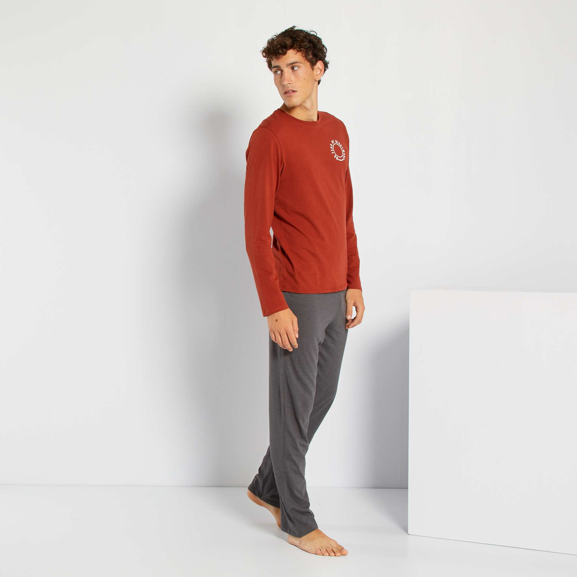 pijama invierno hombre kiabi