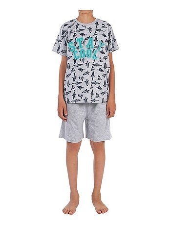 Pijama con pantalon corto nino