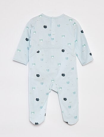 Pijama con pies estampado