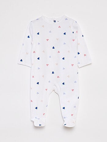 Pijama con pies estampado