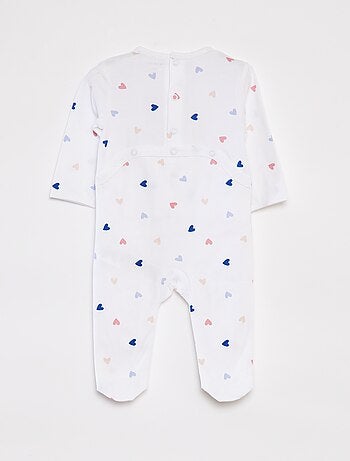 Pijama con pies estampado