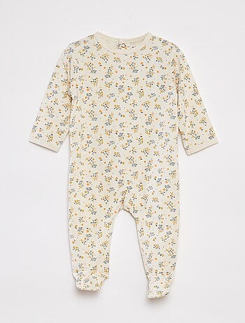 Pijama con pies estampado