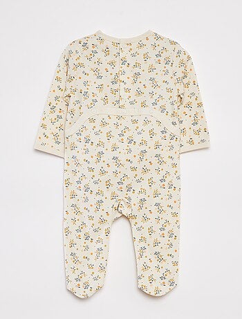 Pijama con pies estampado