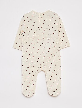 Pijama con pies estampado