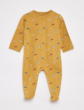 Pijama con pies estampado