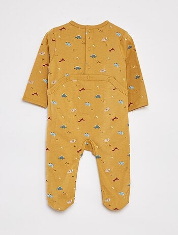 Pijama con pies estampado