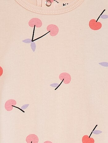 Pijama con pies estampado