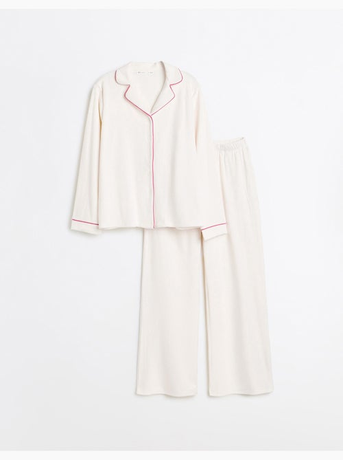 Pijama con ribete, mo fashion - Kiabi Pijama con ribete, mo fashion - Kiabi