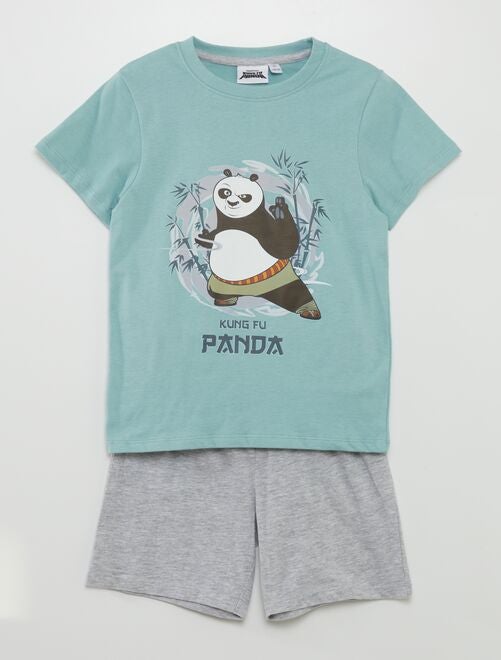 Pijama con short + camiseta 'Kung-fu Panda' - 2 piezas - Kiabi