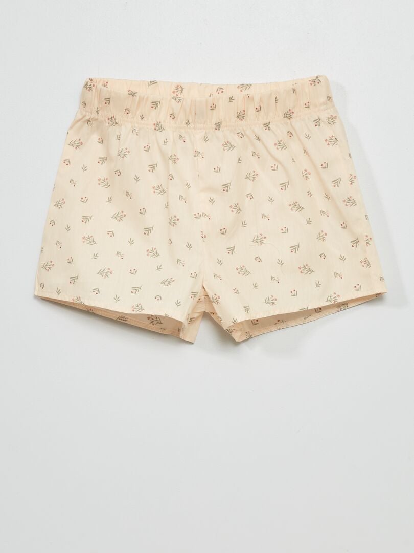 Pijama Corto - 2 Piezas - NARANJA - Kiabi - 5.00