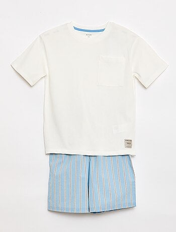 Pijama corto 2 piezas