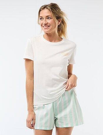 Pijama corto 2 piezas 'Día de la Madre'