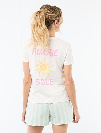 Pijama corto 2 piezas 'Día de la Madre'