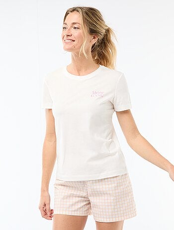 Pijama corto 2 piezas 'Día de la Madre'