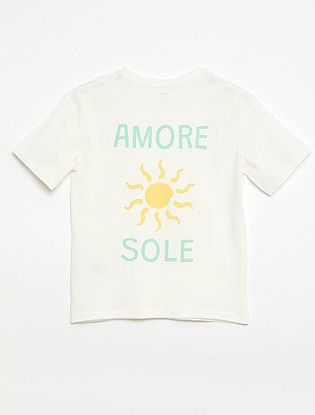 Pijama corto 2 piezas Pantalón corto + Camiseta