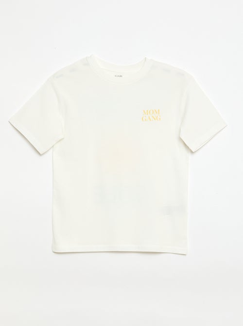 Pijama corto 2 piezas Pantalón corto + Camiseta - Kiabi