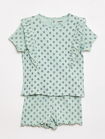 Pijama corto 2 piezas