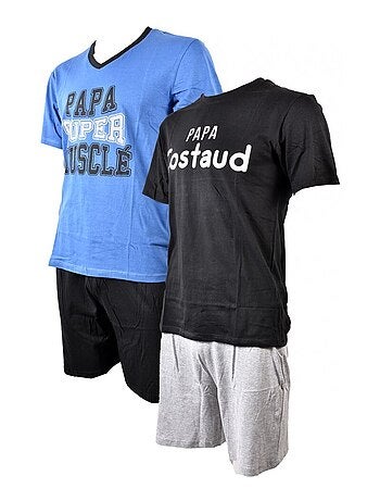 Pijama Corto Algodón - Pack de 2