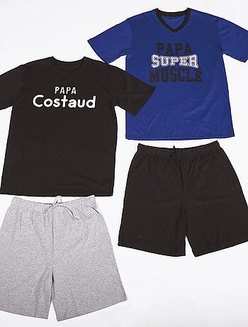 Pijama Corto Algodón - Pack de 2