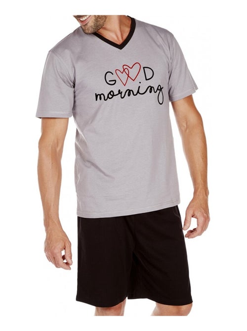 Pijama Corto ALGODÓN - Kiabi Pijama Corto ALGODÓN - Kiabi