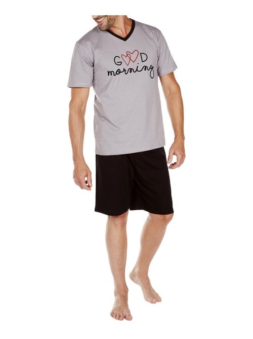 Pijama Corto ALGODÓN - Kiabi Pijama Corto ALGODÓN - Kiabi