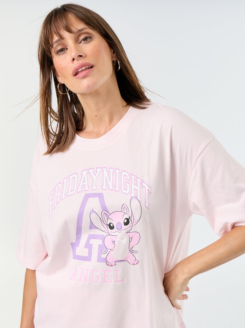 Pijama corto \'Angel\' - 2 piezas Rosa - Kiabi