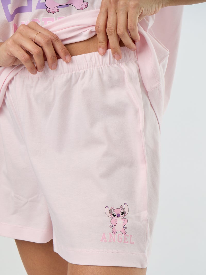 Pijama corto \'Angel\' - 2 piezas Rosa - Kiabi