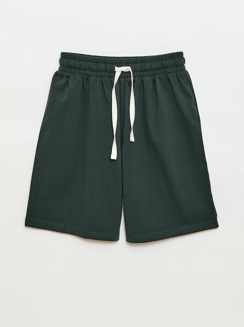Pijama corto camiseta de tirantes + pantalón corto - Pack de 2 Azul - Kiabi