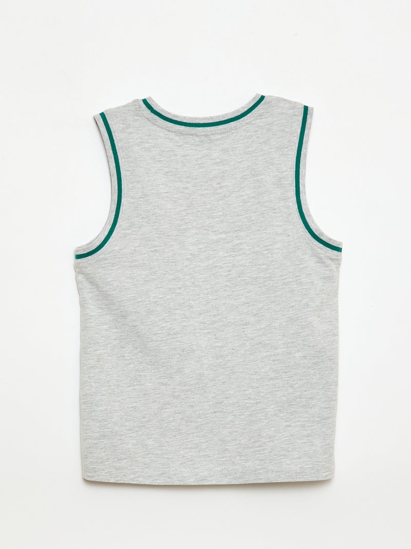 Pijama corto camiseta de tirantes + pantalón corto - Pack de 2 Verde - Kiabi