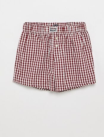 Pijama corto camiseta + pantalón corto - 2 piezas