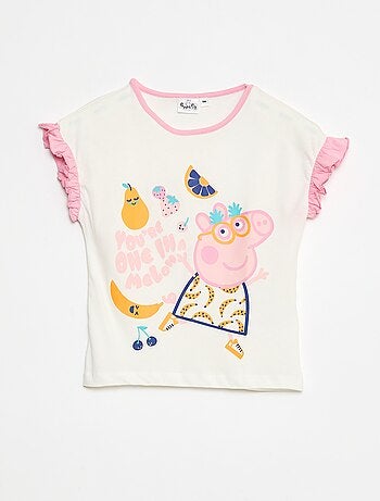 Pijama corto camiseta + pantalón corto 'Peppa Pig' - 2 piezas