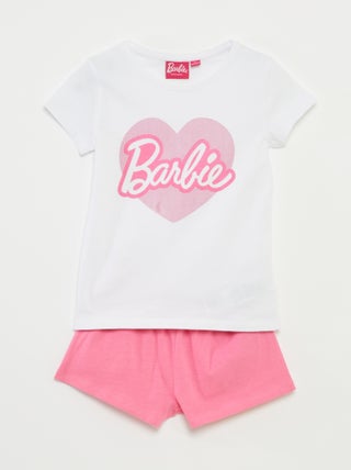 Pijama corto camiseta + short 'Barbie' - 2 piezas