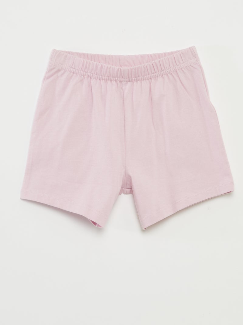 Pijama corto camiseta + short 'La Patrulla Canina' - 2 piezas ROSA - Kiabi