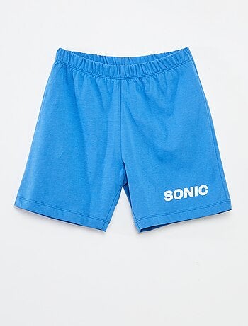 Pijama corto camiseta + short 'Sonic' - 2 piezas