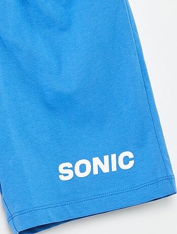 Pijama corto camiseta + short 'Sonic' - 2 piezas