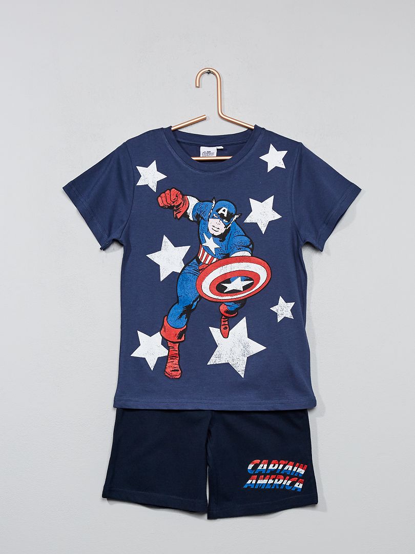 Pijama corto 'Capitán América' AZUL - Kiabi
