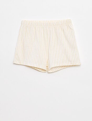 Pijama corto con camiseta de tirantes + pantalón corto 'Disney' - 2 piezas