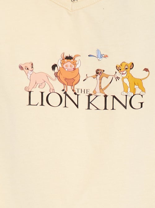 Pijama corto con camiseta de tirantes + pantalón corto 'Disney' - 2 piezas - Kiabi