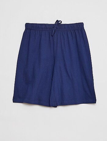 Pijama corto con camiseta + Pantalón corto - 2 piezas