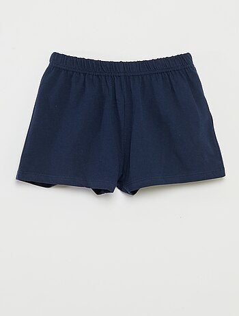 Pijama corto con camiseta + Pantalón corto - 2 piezas